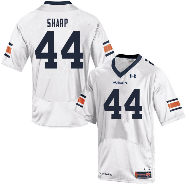 Men #44 Jay Sharp Auburn Tigers College Football Jerseys Sale-White